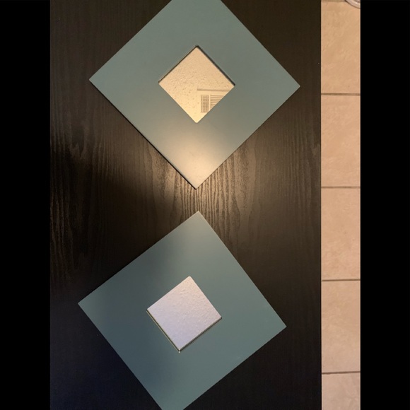 IKEA Other - COPY - Set of 2 IKEA wall mirrors - blue square s…